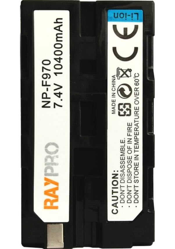 Resim Sony Kameralar Ve Led Işıklar Için Np F970 Batarya Pil 