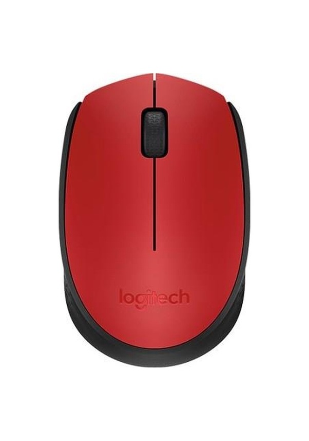 Resim Logıtech M171 Kablosuz Usb Mouse Kırmızı 910-004641 Optik 