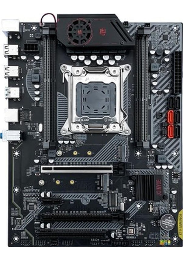 Resim Jginyue X79 Gaming6 Ddr3 1866 Mhz 128gb Sata 3.0 Usb 3.0 Çift M.2 2011 Soket Atx Anakart 