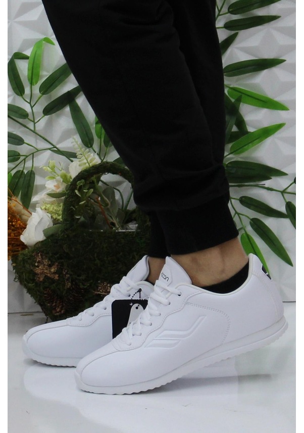 Resim Lescon Neptun 5 Beyaz Rahat Esnek Sneaker Spor Ayakkabı 001 