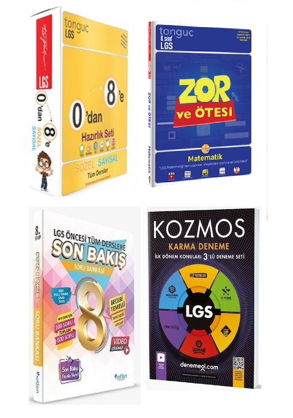 Tonguç Akademi 0'dan 8'e Hazırlık Seti Zor ve Ötesi Matematik Soru ...