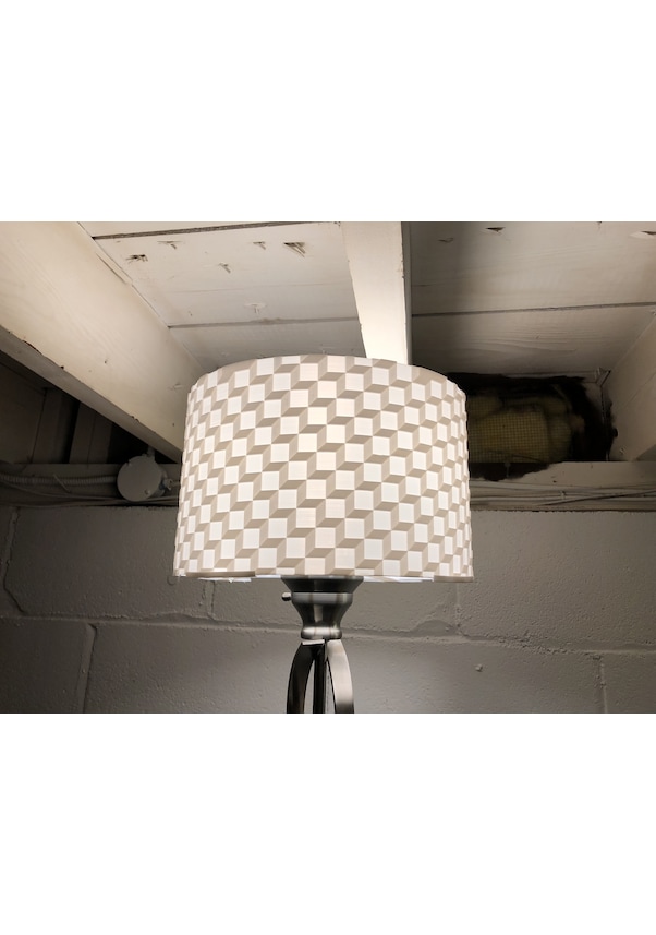 Resim Opencart Kübik Abajur Sadece Plastik Aparattır 