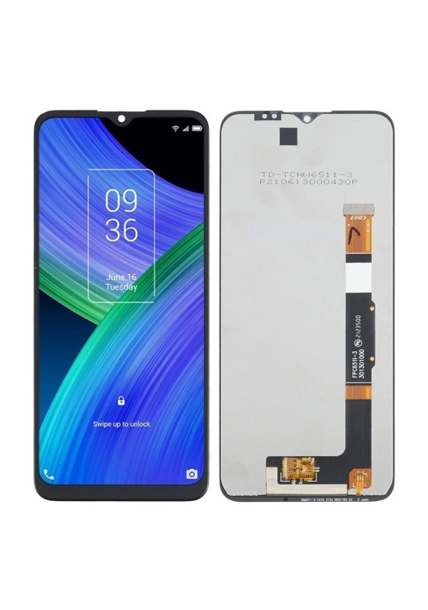 HuiYouMY Cover per TCL 60R 5G (6.67) con 2 Pezzi Pellicola Protettiva in Vetro Temperato, Trasparente Custodia Silicone Morbida TPU Ultra-Sottile AntiGraffio Antiurto Case - XS40