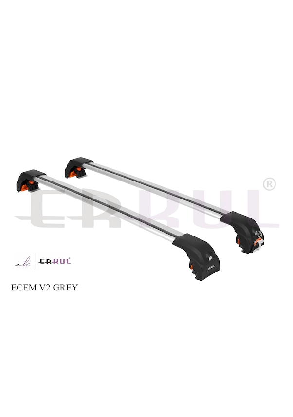 Resim Erkul Ecem V2 Gri Ara Atkı/tavan Barı 120 Cm Flush Tip Çıtalar İçin 