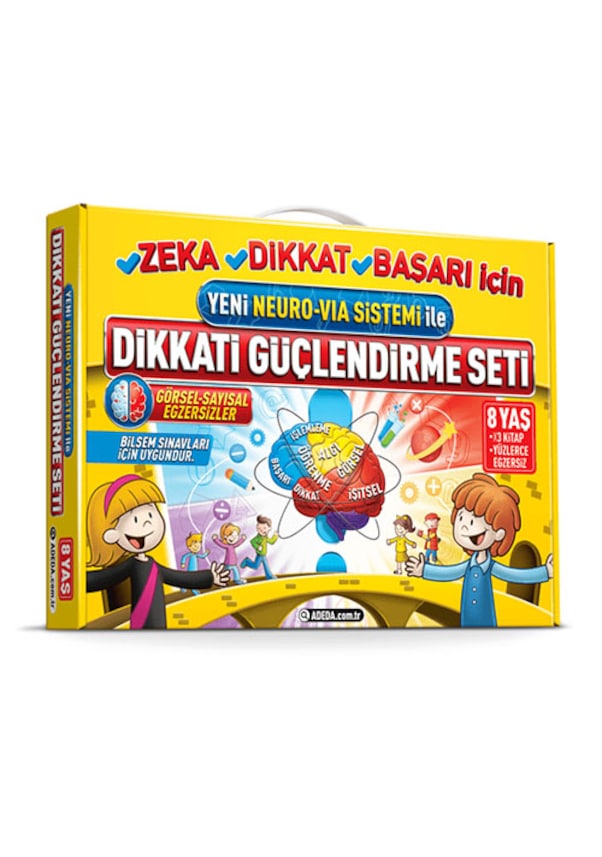 Adeda Dikkati Güçlendirme Seti (8 Yaş) - Osman Abalı