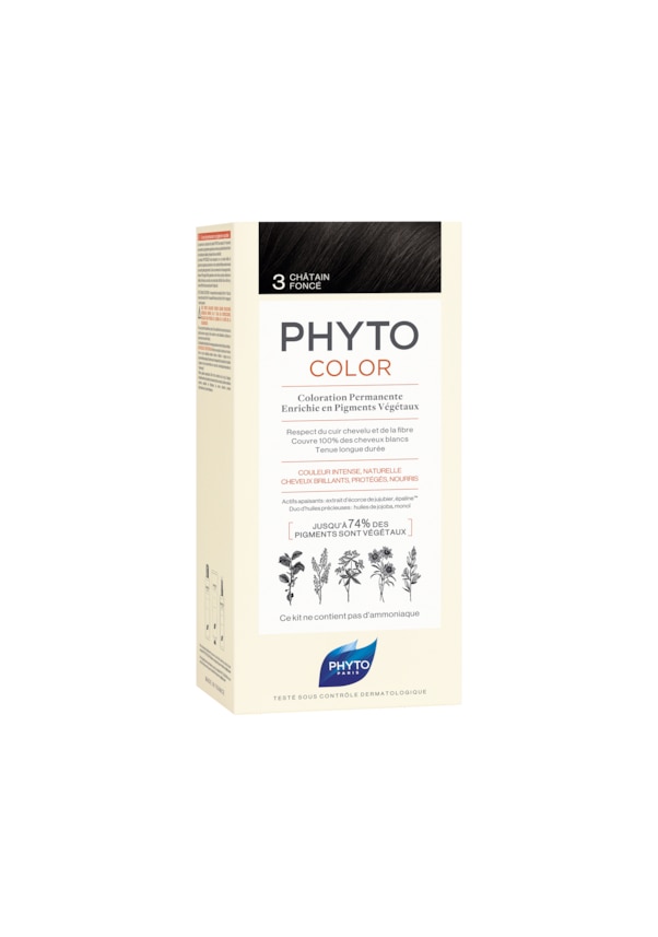 Phyto Phytocolor Bitkisel Saç Boyası No - 3 Koyu Kestane