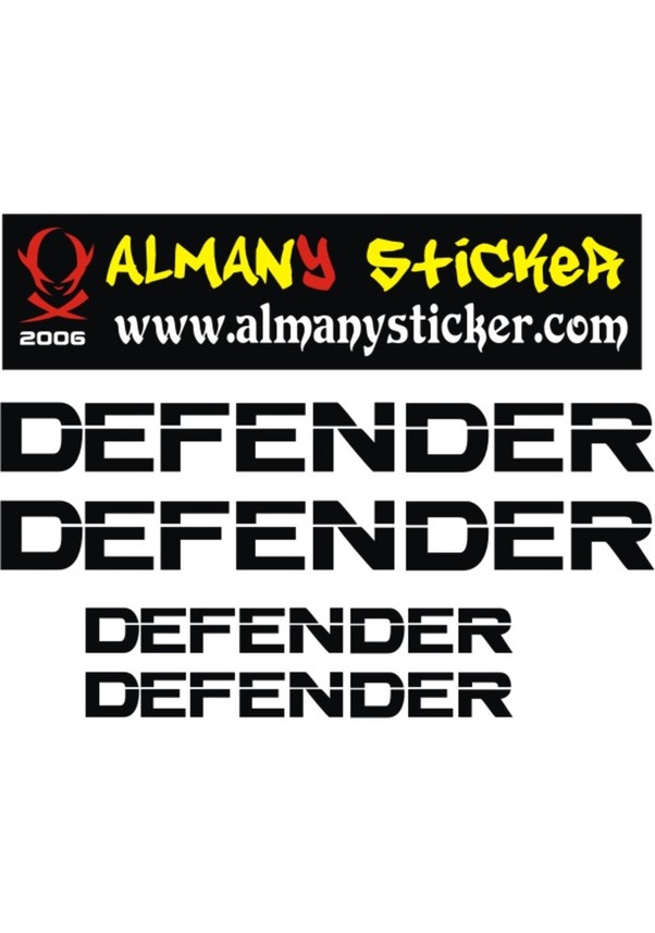 Defender Sticker ,Set,Defender Fiyatları ve Özellikleri