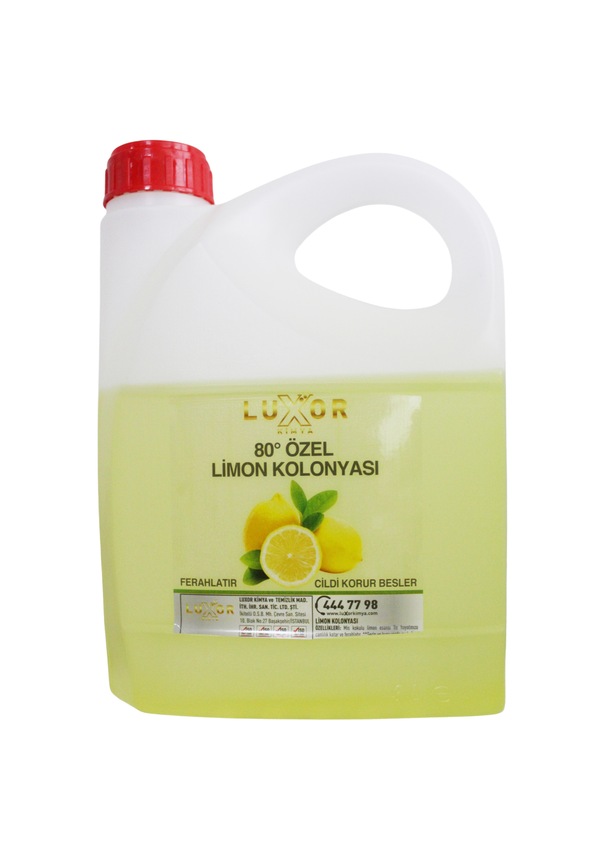 Luxor Kimya 80 Derece Limon Kolonya 3 L