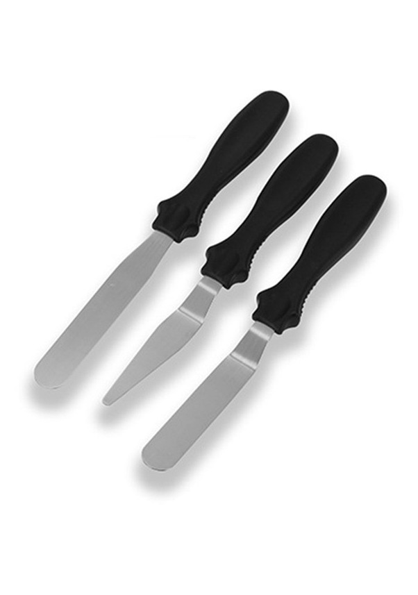 3 Adet Bıçak Açılı Espatula Spatula Kek Buzlanma Spatula Dolum Aracı