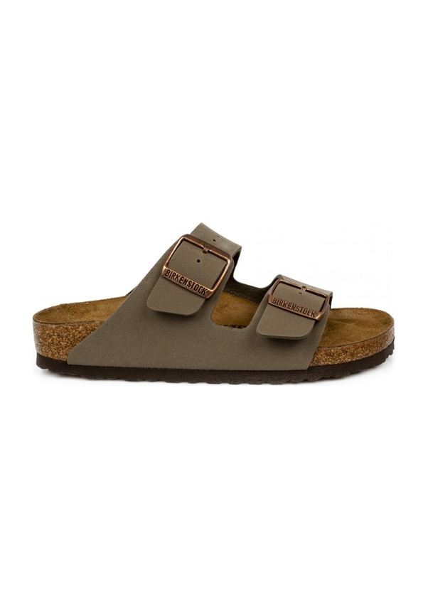 Resim Birkenstock Arizona Bf Çift Toka Kum Kadın Terlik Kum Beji 