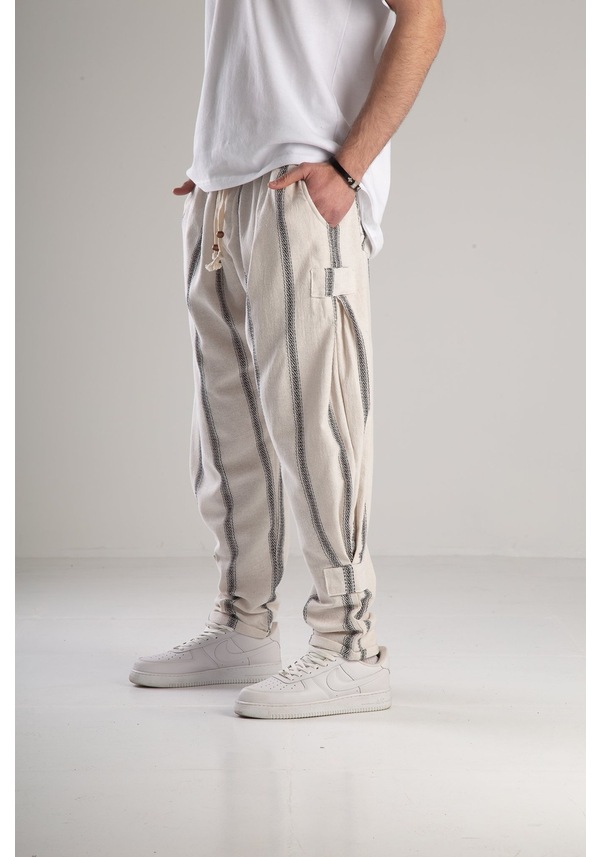 Resim Bol Kalıp Hazar Pantolon Coc2448 Krem 