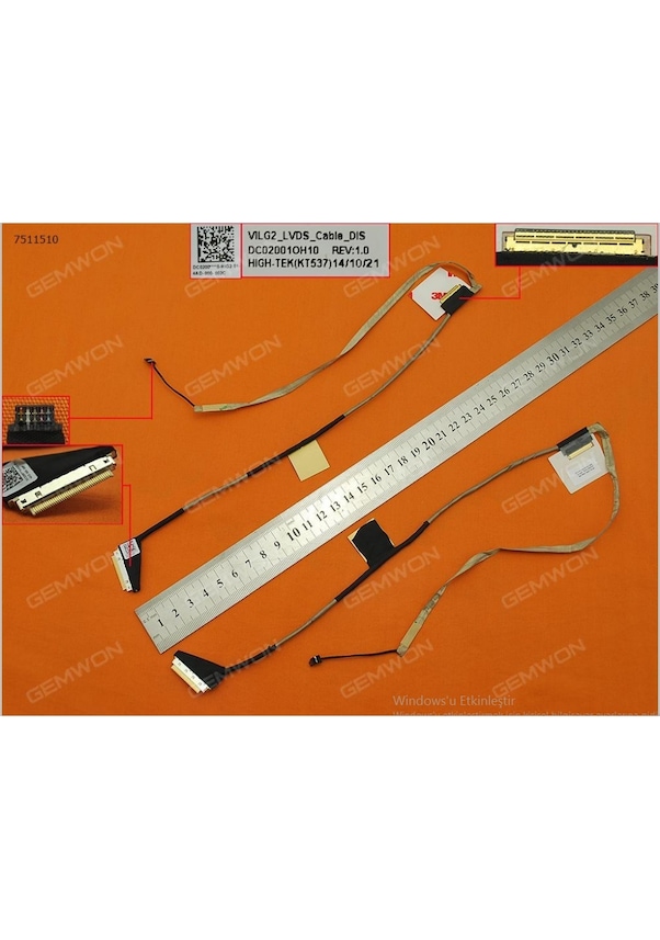 ASPIRE E1-510 E1-530 E1-532 E1-570 E1-572 V5-561 CAVO FLAT DISPLAY