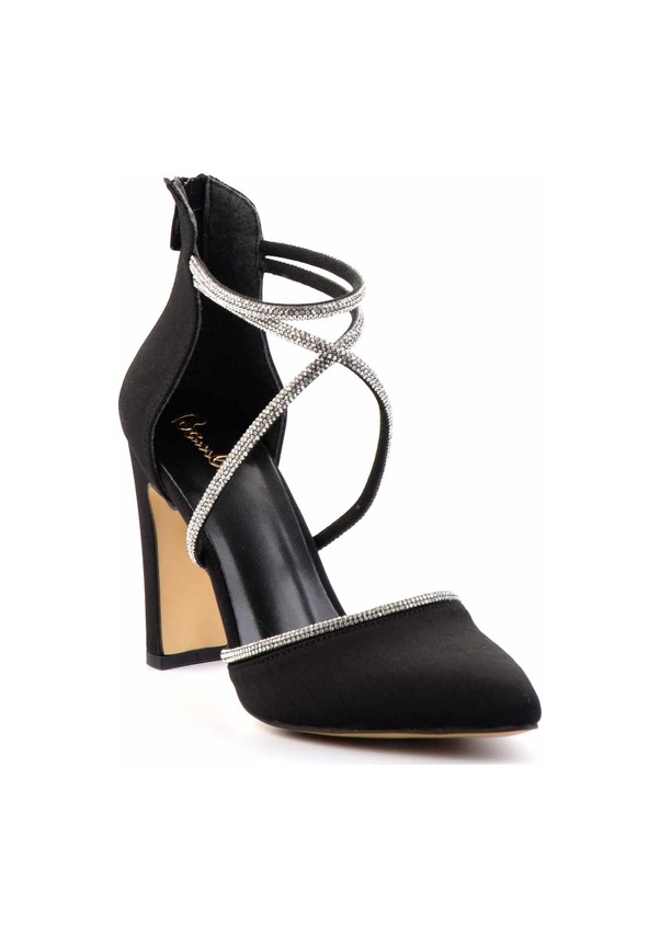 Resim Mat Siyah Kadın Abiye Ayakkabı K01926032138 Mat Siyah 