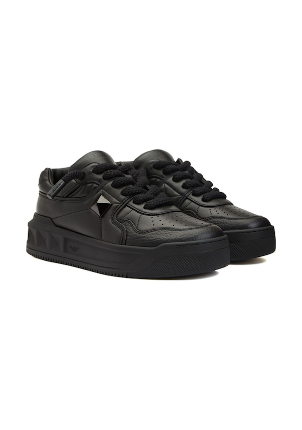 Resim Valentino Garavani One Stud Black Sneaker Siyah 