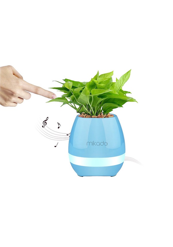 Mikado Md-P15Bt Mavi Çiçek Saksı Akıllı Dokun Bluetooth Speaker (391019318)