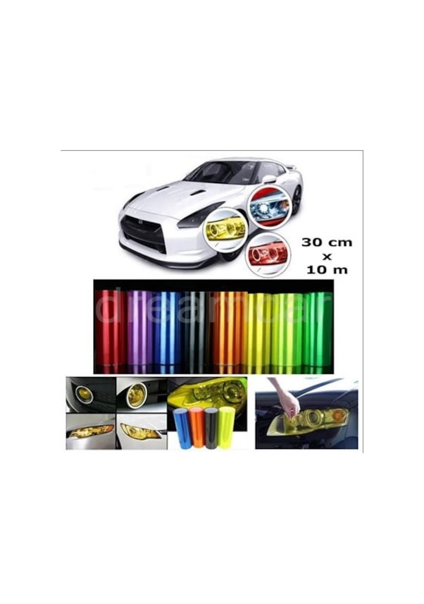 Resim Dreamcar Superior Kırmızı Far, Stop Filmi 30 cm x 10 m 1162003 