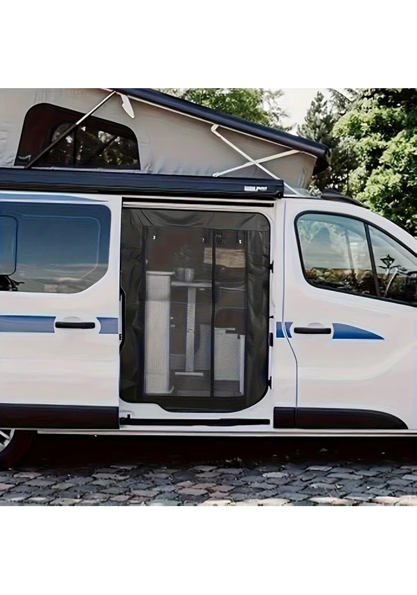 Resim Hightower Mercedes Sprinter Ve Ford Transit Mk8 Yüksek Tavan Sineklik Ve Kapı Tülü Siyah 
