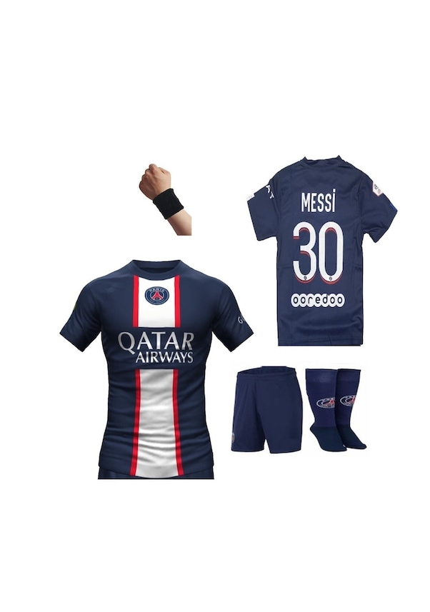 Paris Saint-Germain Home Stadium Shirt 2022-23 with Messi 30 printing