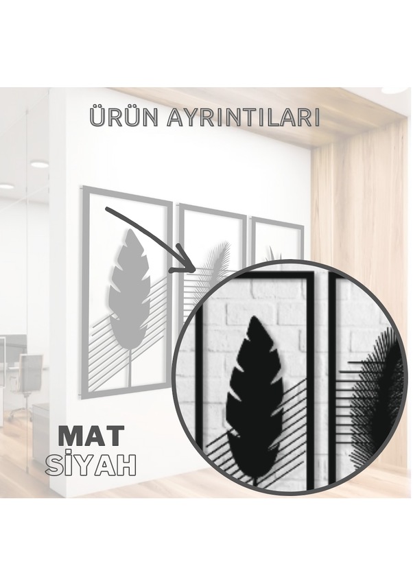 Dekoratif Ahşap Doğa Temalı Tablo - Lazer Kesim (413089424) OE8279