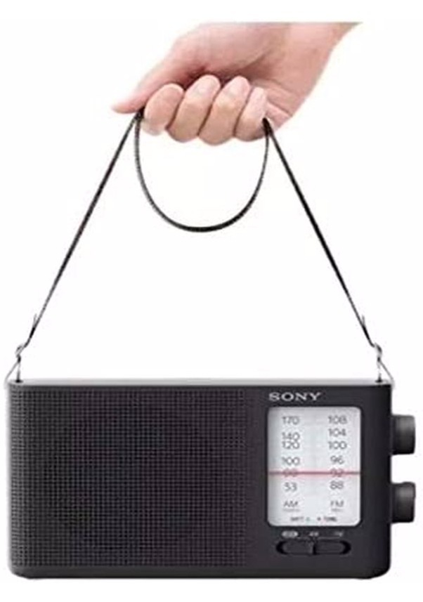 Sony ICF19 Dual Band FM/AM Analog Taşınabilir Pilli Radyo Ev Sesli