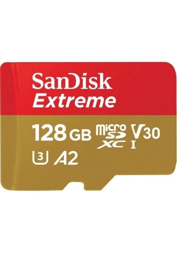 SanDisk Extreme SDSQXAA-128G-GN6GN 128 GB microSDXC A2 V30 Mobile Gaming Hafıza Kartı SanDisk Extreme SDSQXAA-128G-GN6GN 128 GB microSDXC A2 V30 Mobile Gaming Hafıza Kartı