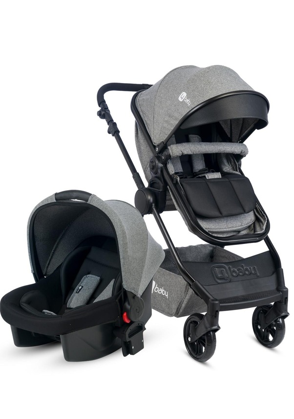 4 Baby AB-492 Comfort Black Travel Sistem Bebek Arabası Gri 4 Baby AB-492 Comfort Black Travel Sistem Bebek Arabası Gri
