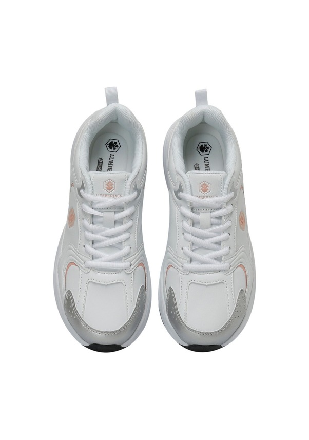 Resim Lumberjack Pol Pu Beyaz Yavruağzı Spor Ayakkabı Yürüyüş & Koşu Beyaz 