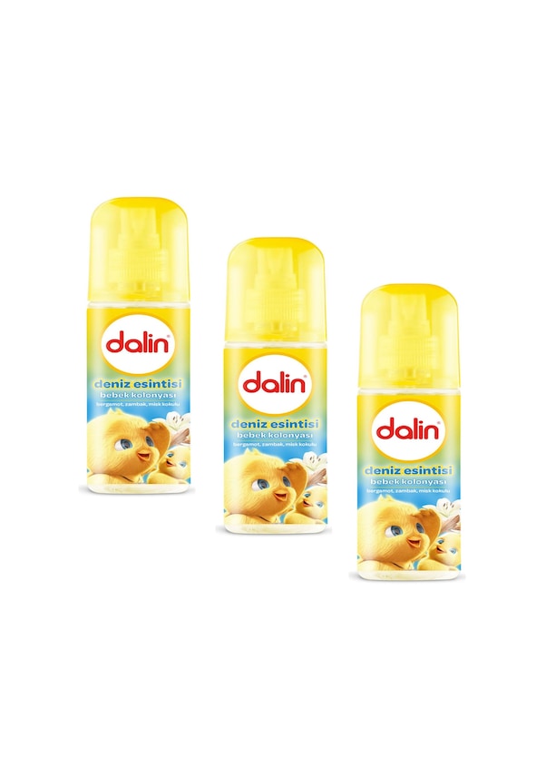 Resim Dalin Deniz Esintisi Bebek Kolonyası 100 Ml 3 Adet 