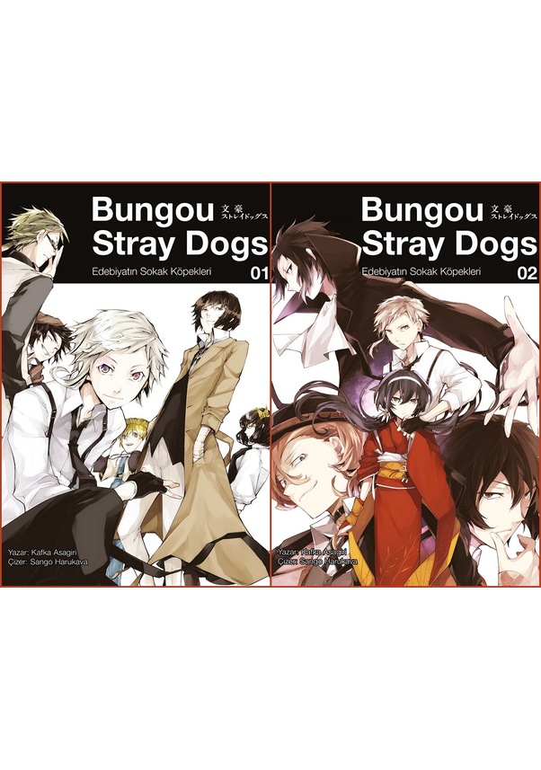 Bungou Stray Dogs 1-2.Cilt Manga Set Edebiyatın Sokak Köpekleri ...