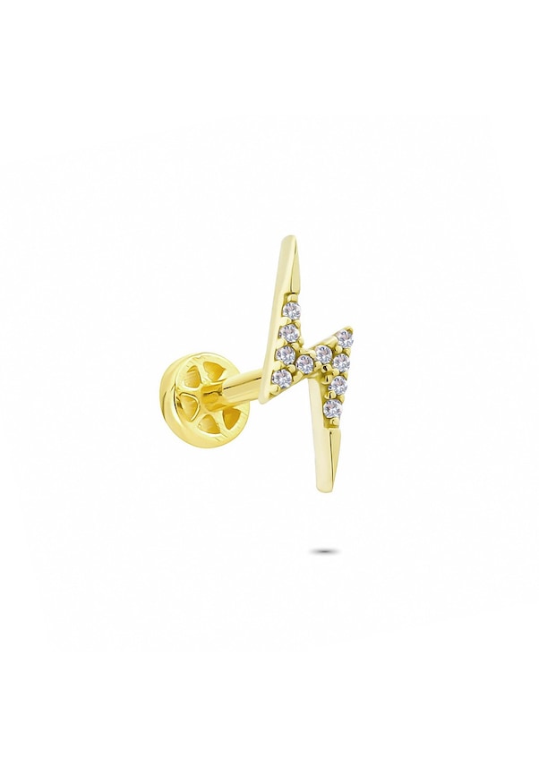 Glorria Altın Şimşek Tragus Piercing (540178835) ZN7022 Glorria Altın Şimşek Tragus Piercing (540178835) ZN7022