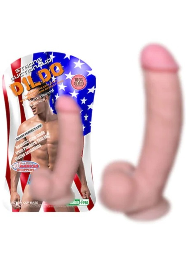 Truva Shop Lee Gerçekçi Realistik 21 Cm Vantuzlu Testisli Kalın Penis Dildo