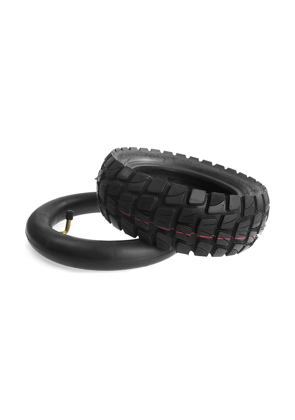 Resim Teltree 255x80 Elektrikli Scooter Lastiği İle İç Lastik Seti - Kauçuk Malzeme - 25.5 Cm Dış Çap 