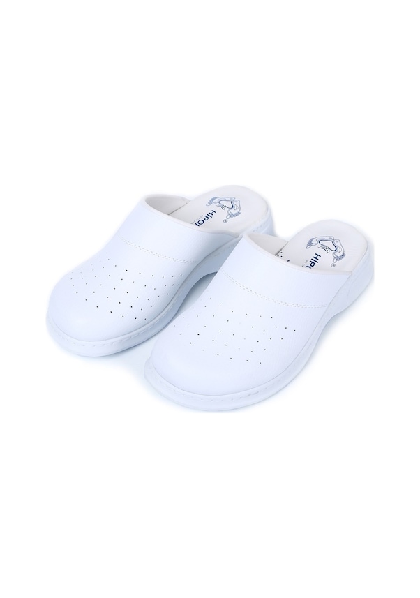 Resim Hipokrat Beyaz Sabo Terlik Beyaz 