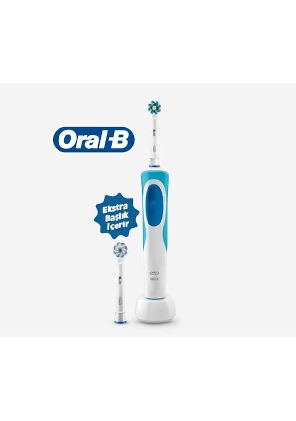 Oral-B D12 Starter Pack Cross Action Elektrikli Diş Fırçası + Yedek Başlık NQ9442
