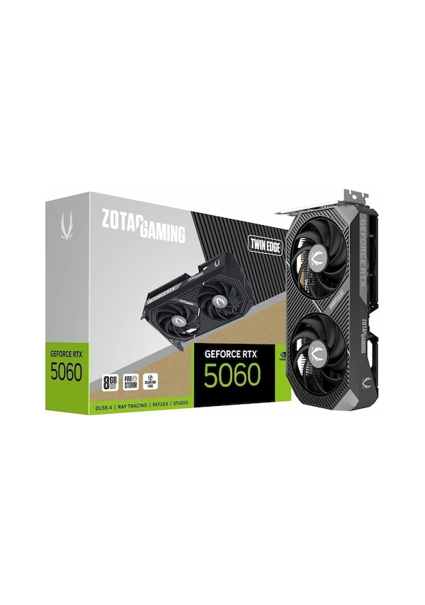 Resim Zotac Gaming Twin Edge Geforce Rtx 5060 8gb Gddr7 128bit Hdmı/dp Ekran Kartı 