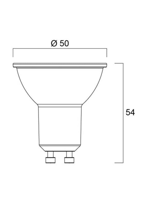 Sylvania 4,2W=50W Gu10 Led Ampul 6 Adet Beyaz-Günışığı Çanak Spot(531314581) OE9418