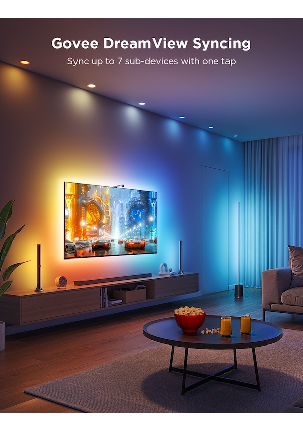 Resim TV Arkası Ambilight LED Aydınlatma – Televizyon Ambiyans için Dekoratif LED 5M 