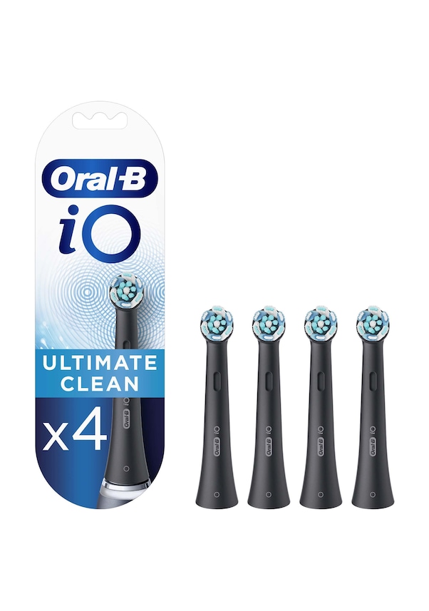 Oral-B iO Ultimate Clean Siyah Diş Fırçası Yedek Başlığı 4'lü