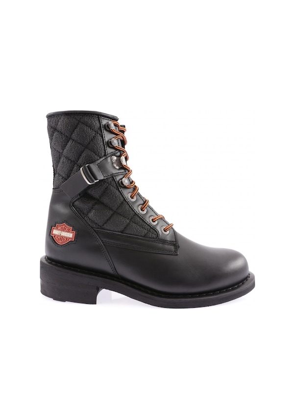 Resim Harley Davidson 025m100031 New Worker Erkek Bot Black Deri 