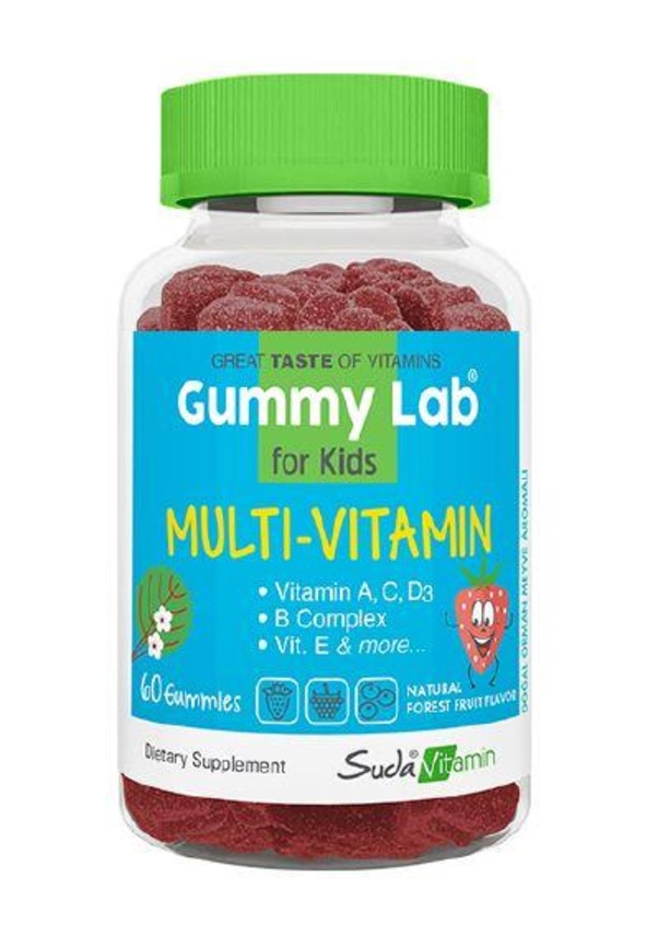 Suda Vitamin Gummy Lab Multi Vitamin Cocuklar Için 60 Gummies Fiyatları ...