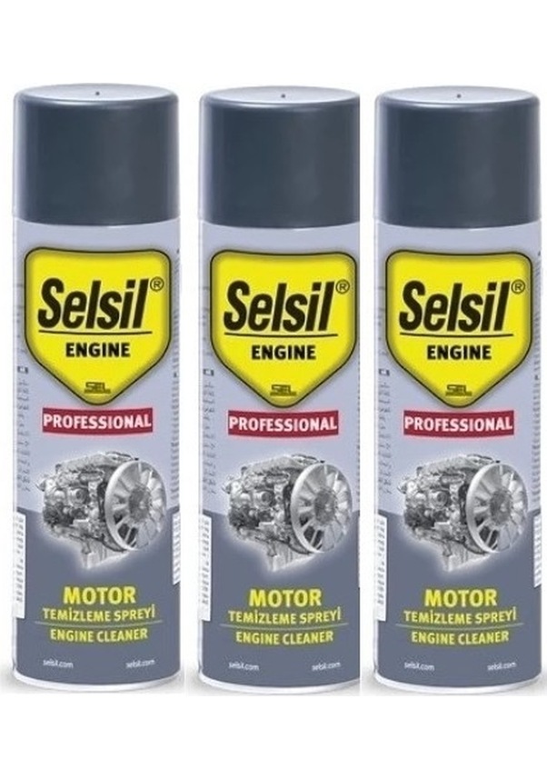 Resim Selsil Motor Temizleme Sprey 500 Ml 3 Adet 1 adet 