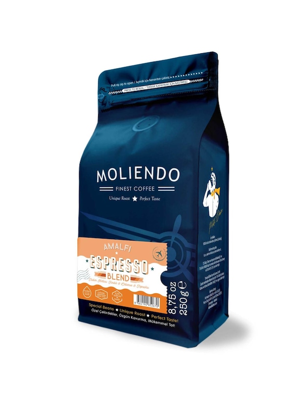 Moliendo Amalfi Espresso Blend Çekirdek Kahve