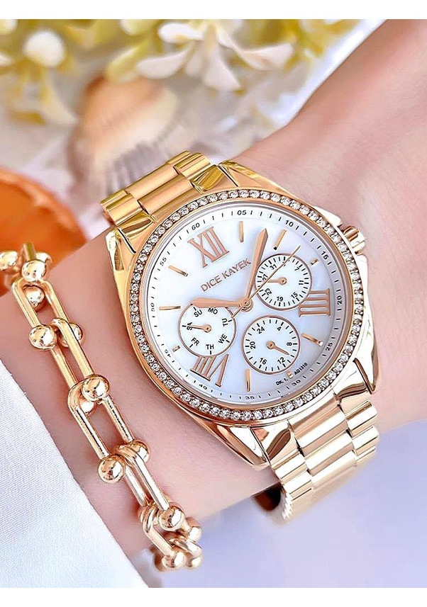 Dck.730 Dice Kayek Özel Seri Altın Kaplama Kararma Renk Atma Yapmaz