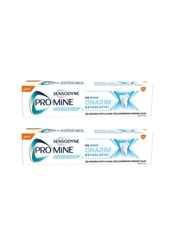 Sensodyne Promine Onarım Beyazlatıcı Diş Macunu 2 x 75 ML