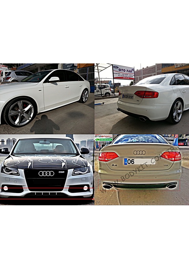 Audi A4 B8 Body Kit Set 20092012 Fiyatları ve Özellikleri