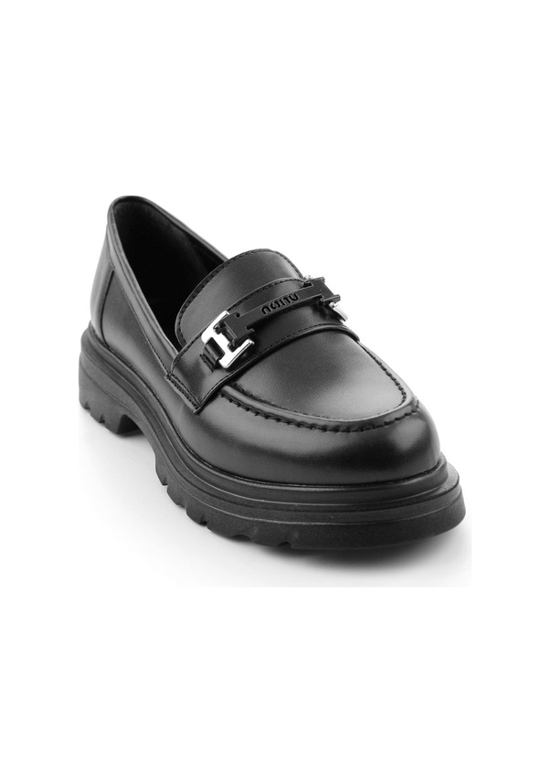 Resim Siyah Kadın Loafer Ayakkabı K01997011209 Siyah 