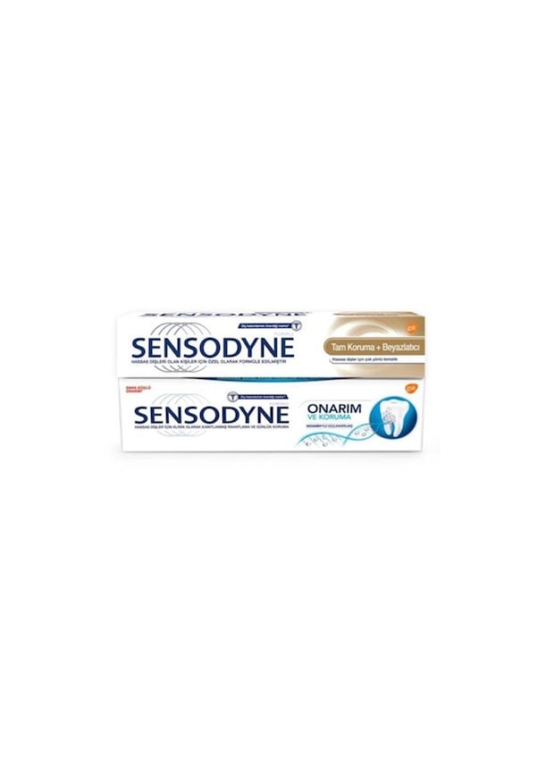 Sensodyne Onarım ve Koruma 75 ML + Tam Koruma Beyazlatıcı 50 ML