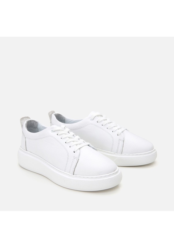 Resim Hotiç Hakiki Deri Beyaz Kadın Spor Ayakkabı 01ayh306560a900 Beyaz-whıte Beyaz 