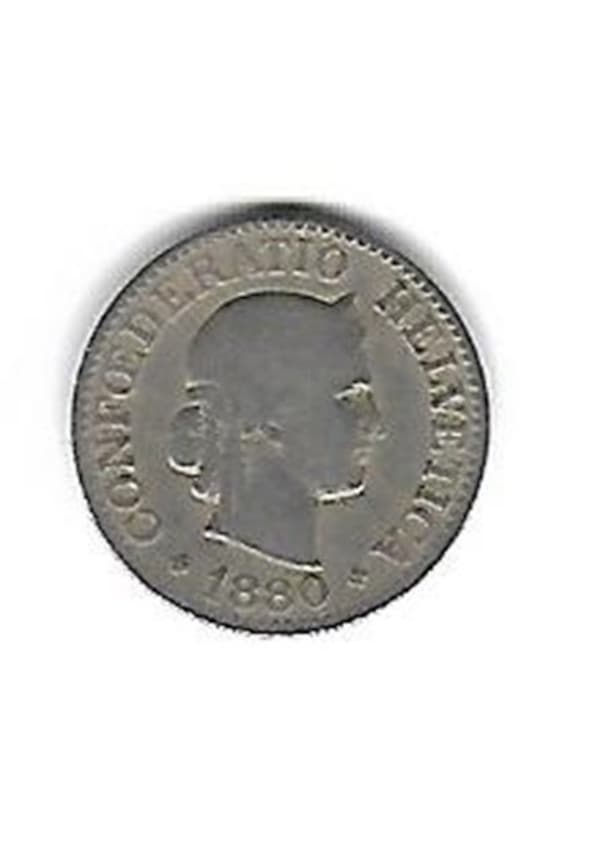 İsviçre 10 Rappen 1880 Mp0464