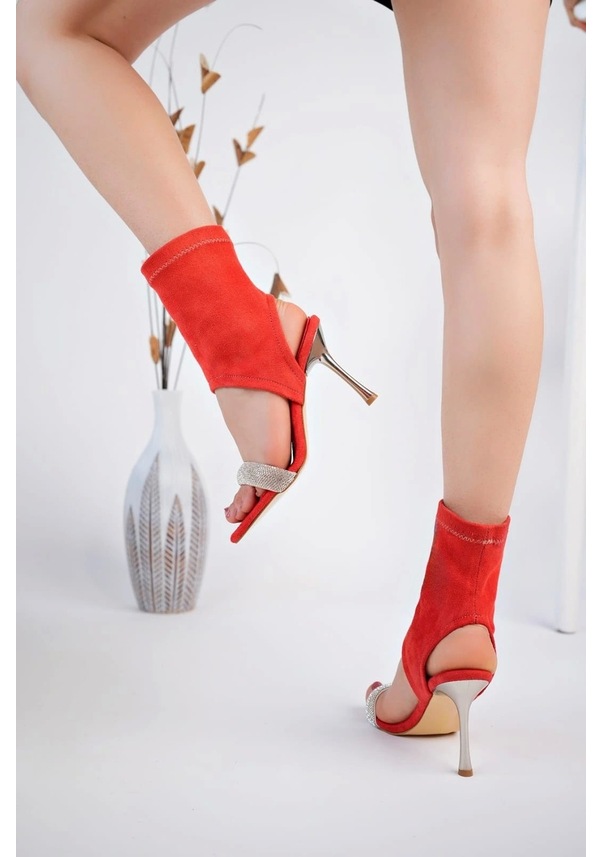 Resim Brit Turuncu Süet Booite Turuncu 